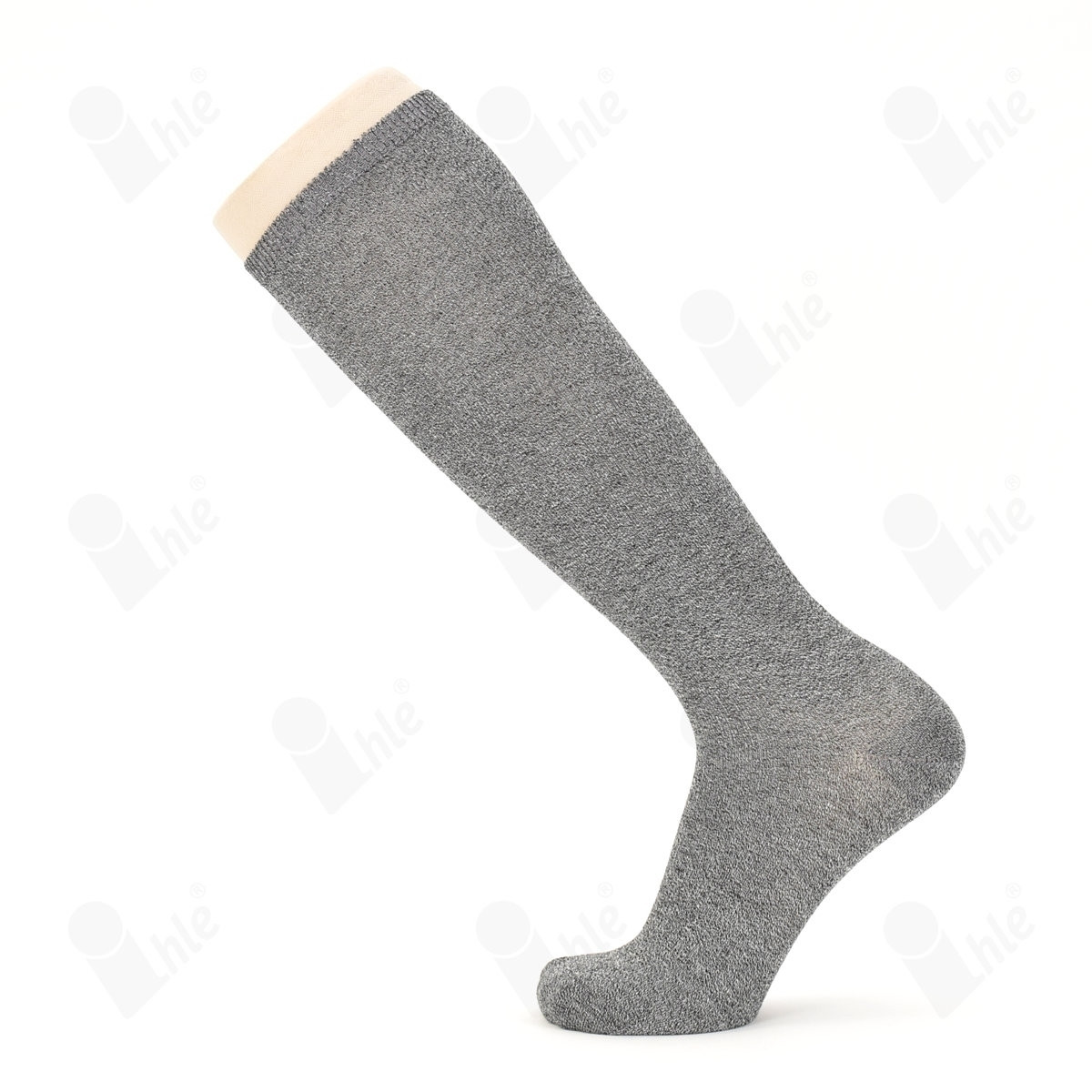 Reise- u. Stützkniestrumpf Baumwolle
mit sanftem Druck, gekettelt
Größe: 43-46
Farbe: hellgrau meliert
(PAAR)