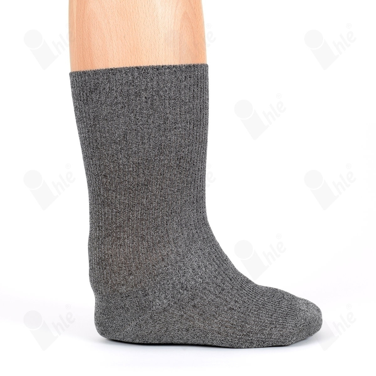 Diabetiker Ripp-Kniestr. extra weit
ohne Gummi, gekettelt, bis 50 cm Umfang
Größe: 47-50
Farbe: hellgrau meliert
(PAAR)