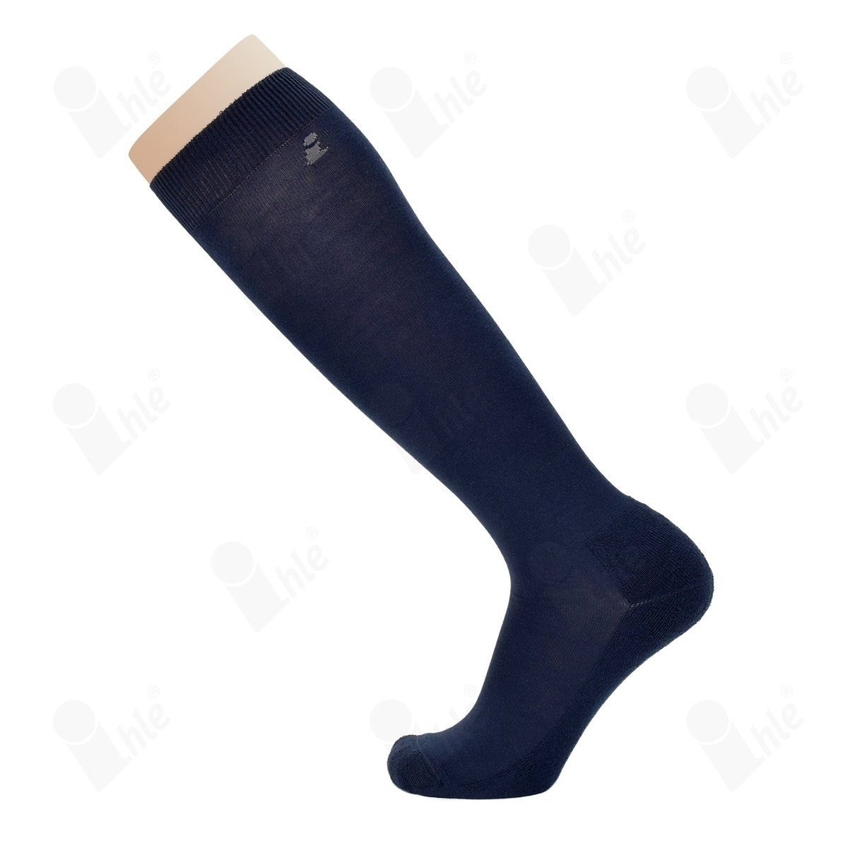 Kniestrumpf halb plüsch
leichter Ripprand, gekettelt
Größe: 43-46
Farbe: marine
(PAAR)