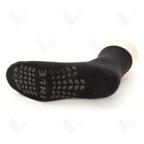 ABS-Socke FrotteeSohle partiell gummibeschichtetGröße: 35-38Farbe: schwarz(PAAR)