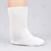 Diabetiker Ripp-Kniestr. extra weit
ohne Gummi, gekettelt, bis 50 cm Umfang
Größe: 47-50
Farbe: weiß
(PAAR)