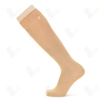 Kniestrumpf klassisch
leichter Ripprand, gekettelt
Größe: 35-38
Farbe: beige
(PAAR)