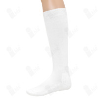 Kniestrumpf halb plüsch
leichter Ripprand, gekettelt
Größe: 47-50
Farbe: weiß
(PAAR)