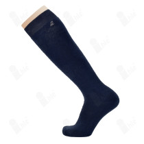 Kniestrumpf voll plüsch
leichter Ripprand, gekettelt
Größe: 47-50
Farbe: marine
(PAAR)