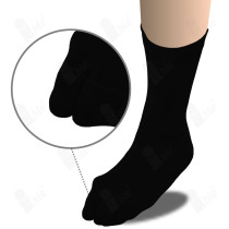 Hallux-Valgus-Socke
Umhängerand, ohne Gummi
Größe: 47-50
Farbe: schwarz
(PAAR)