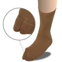 Hallux-Valgus-Socke
Umhängerand, ohne Gummi
Größe: 47-50
Farbe: beige
(PAAR)